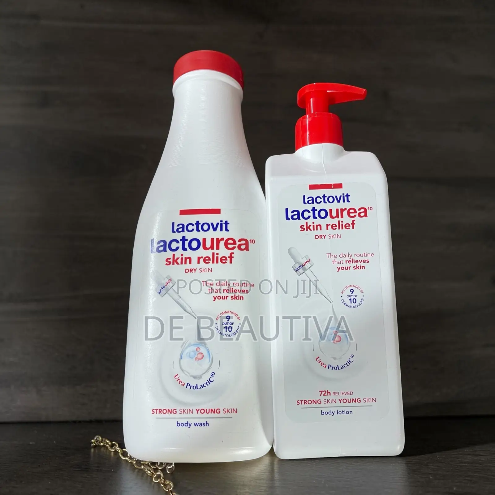 Lactovit Lactourea Skin Relief Body Wash Body Lotion Set
