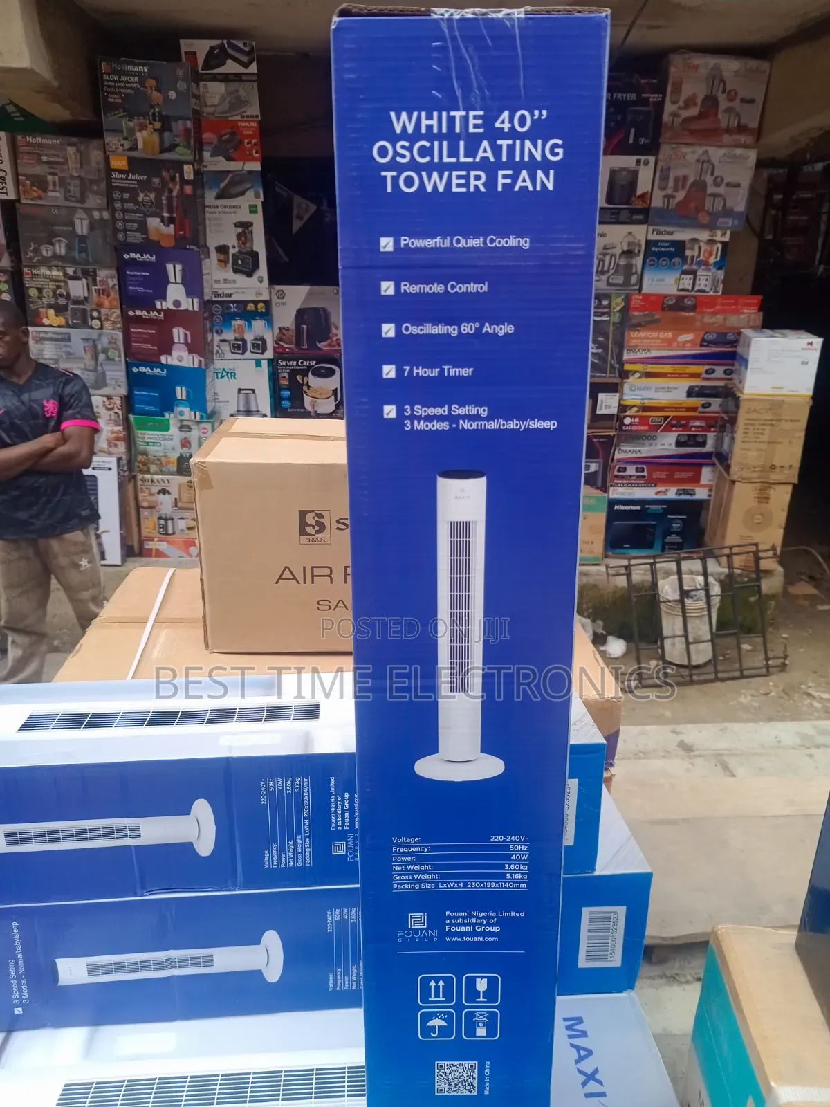 40" Maxi Electrical Tower Fan