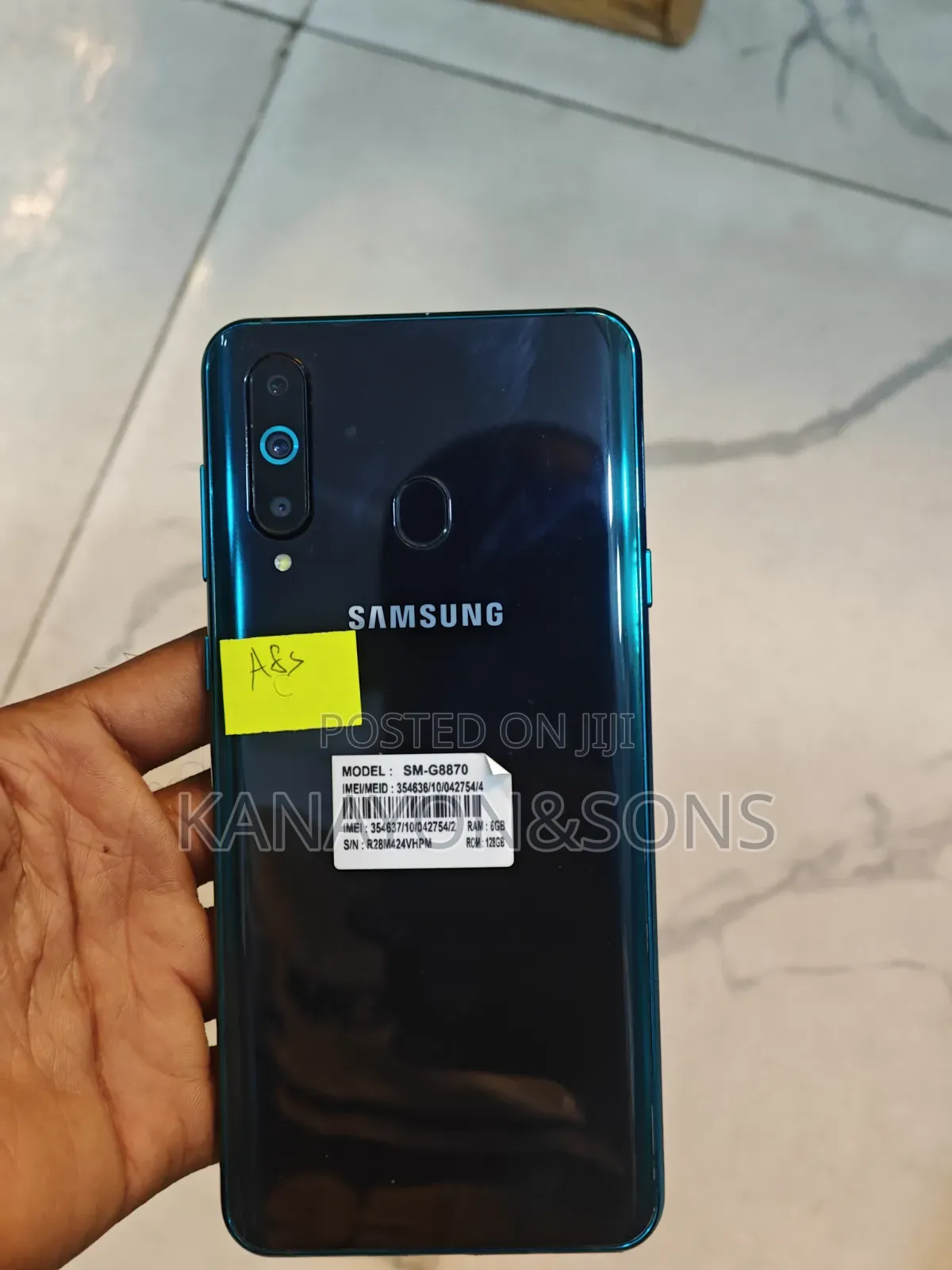 Samsung Galaxy A8S 128 GB Blue