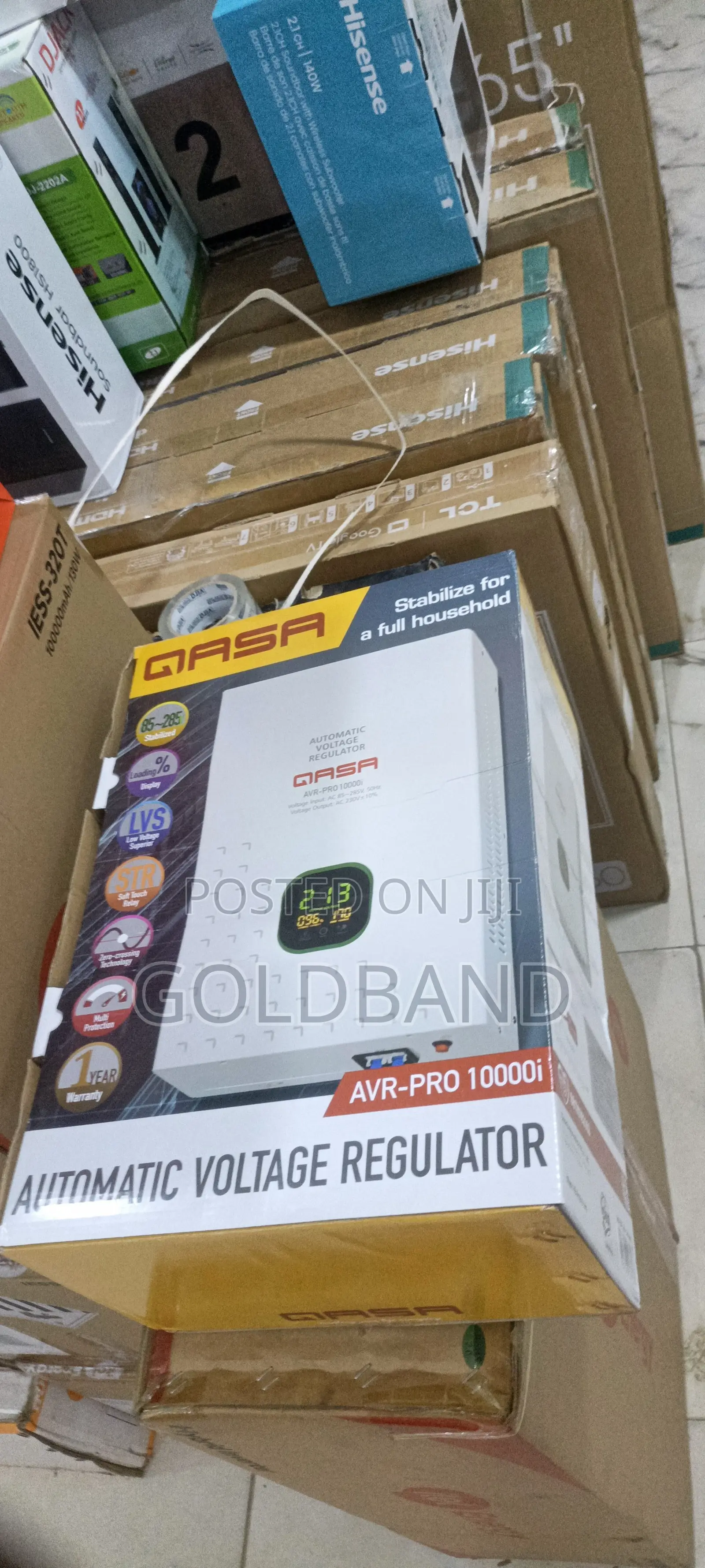 Qasa 10,000w Appliance Protection Stabilizer