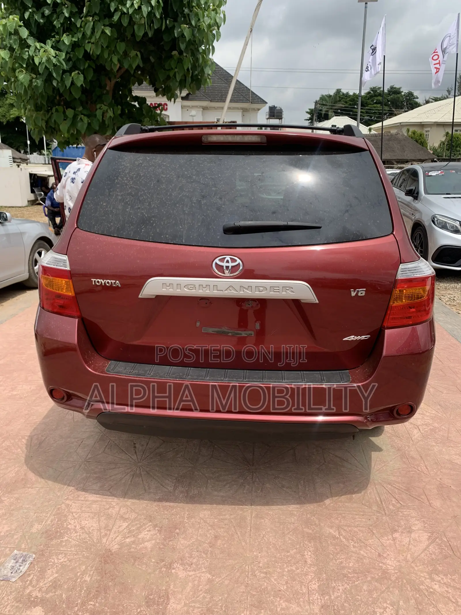 Toyota Highlander 2008 Maroon