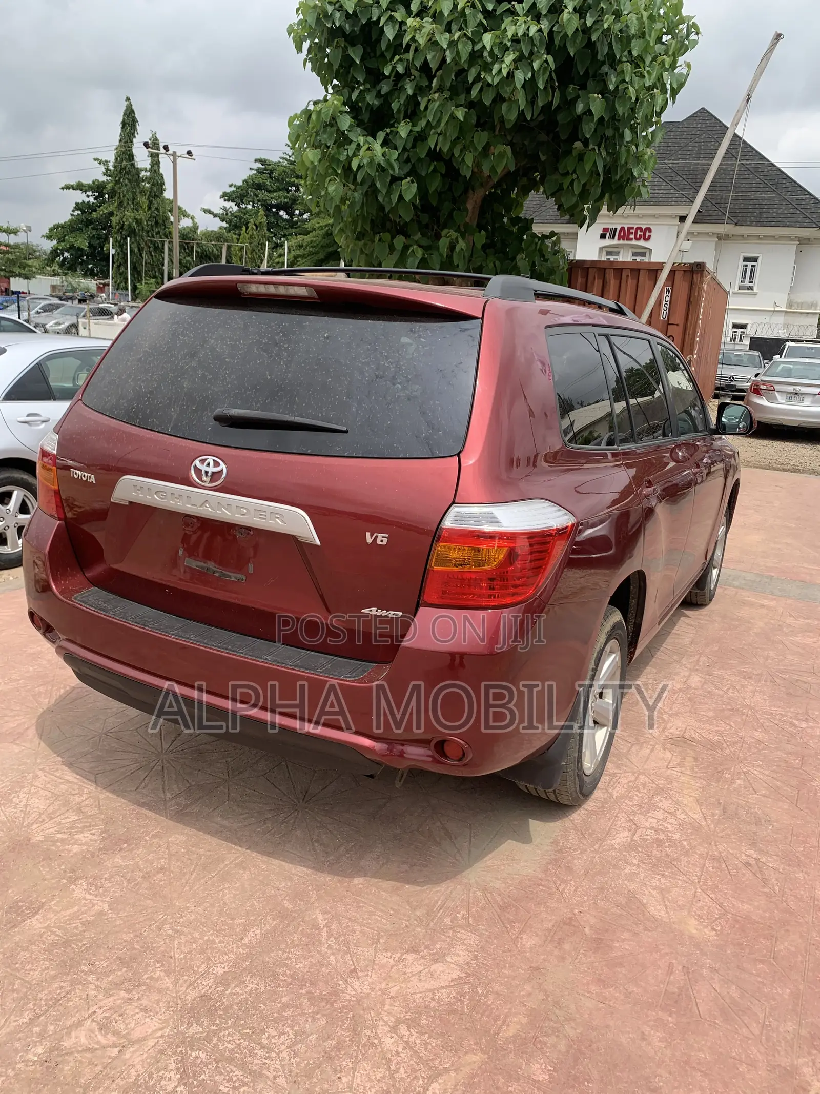 Toyota Highlander 2008 Maroon
