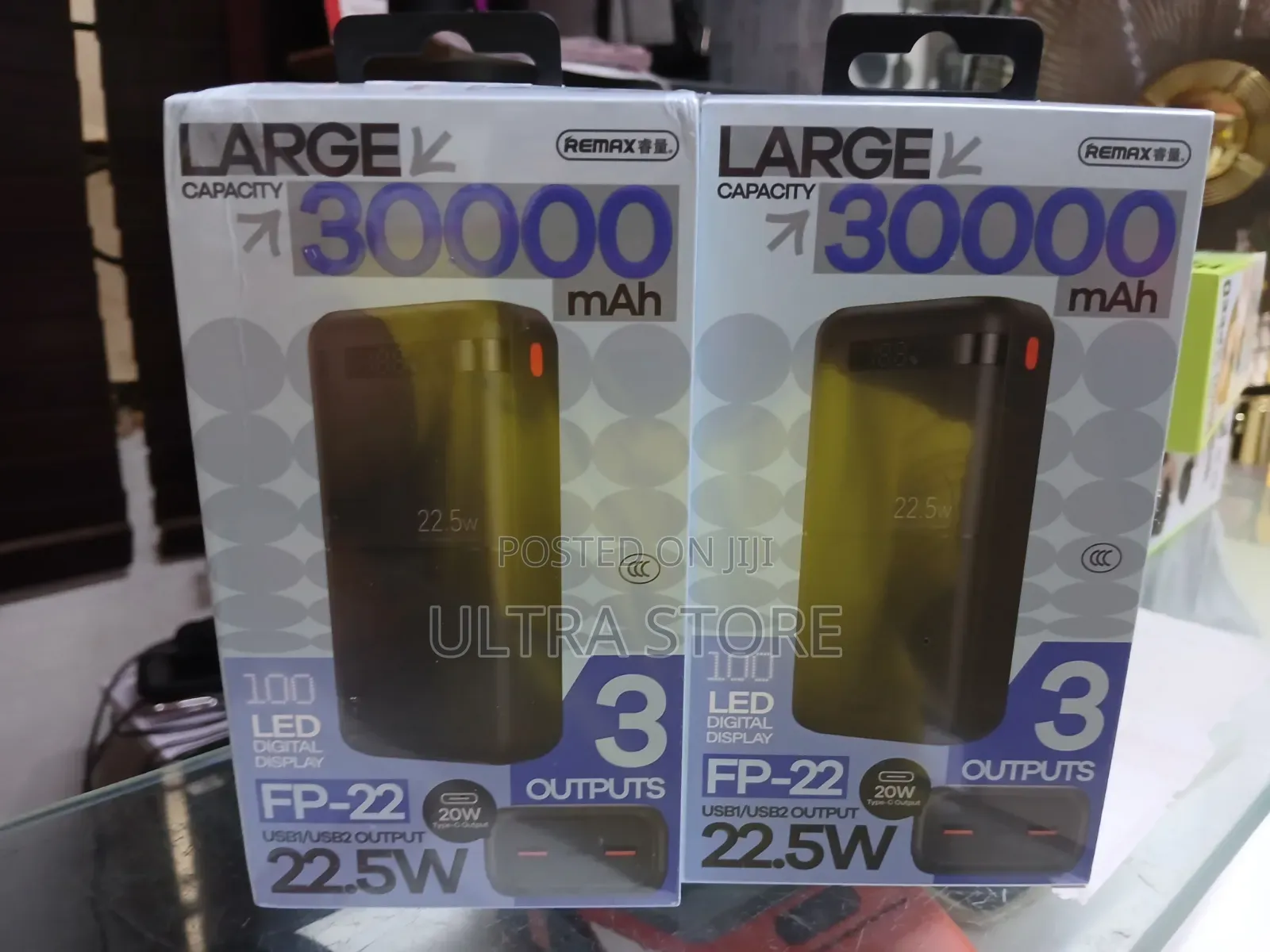 Remax - Fp-22 30000mah Pilot Series Pd+Qc Fast Charging Power Bank