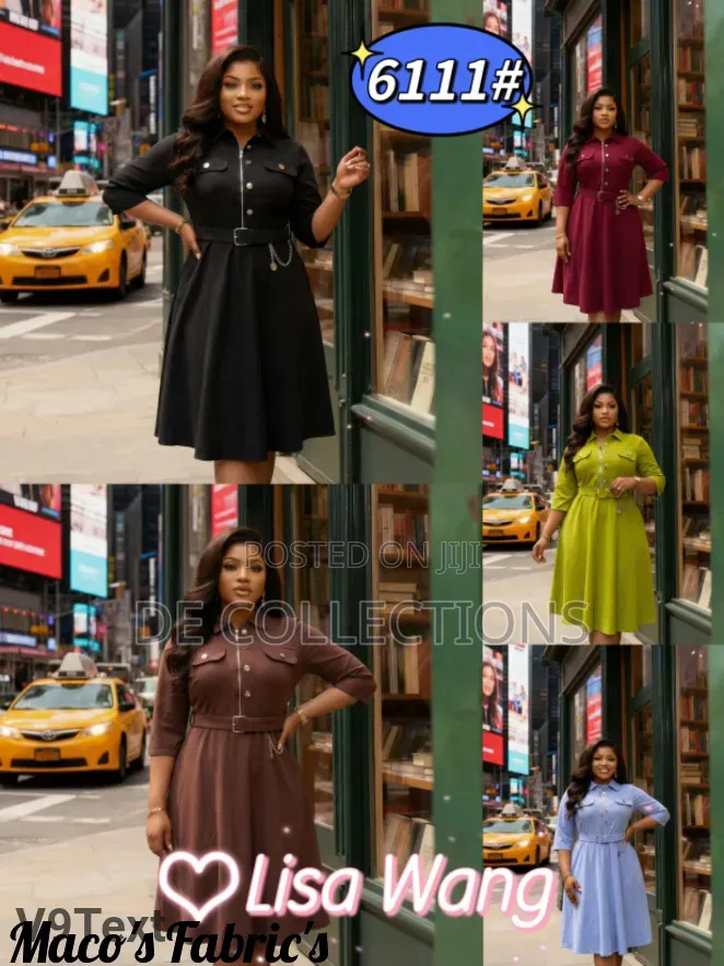 Luxury Dress in Different Sizes and Colors