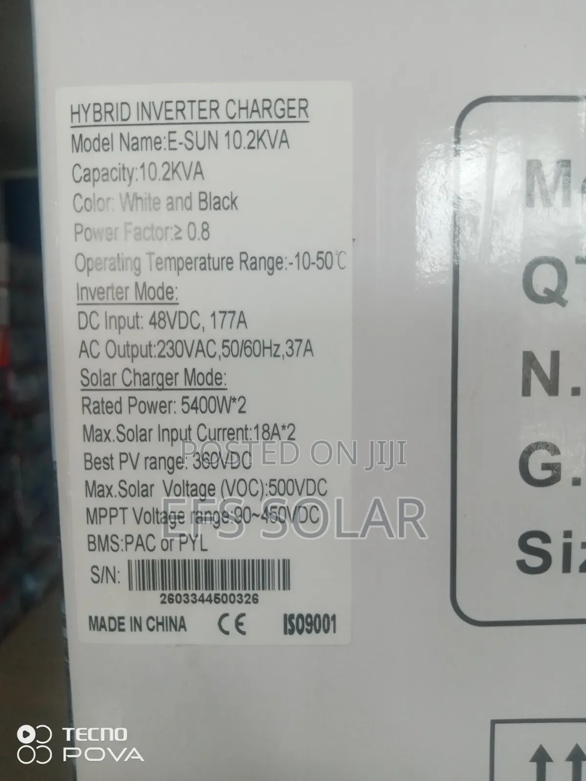 10.2kva Sako Hybrid Inverter