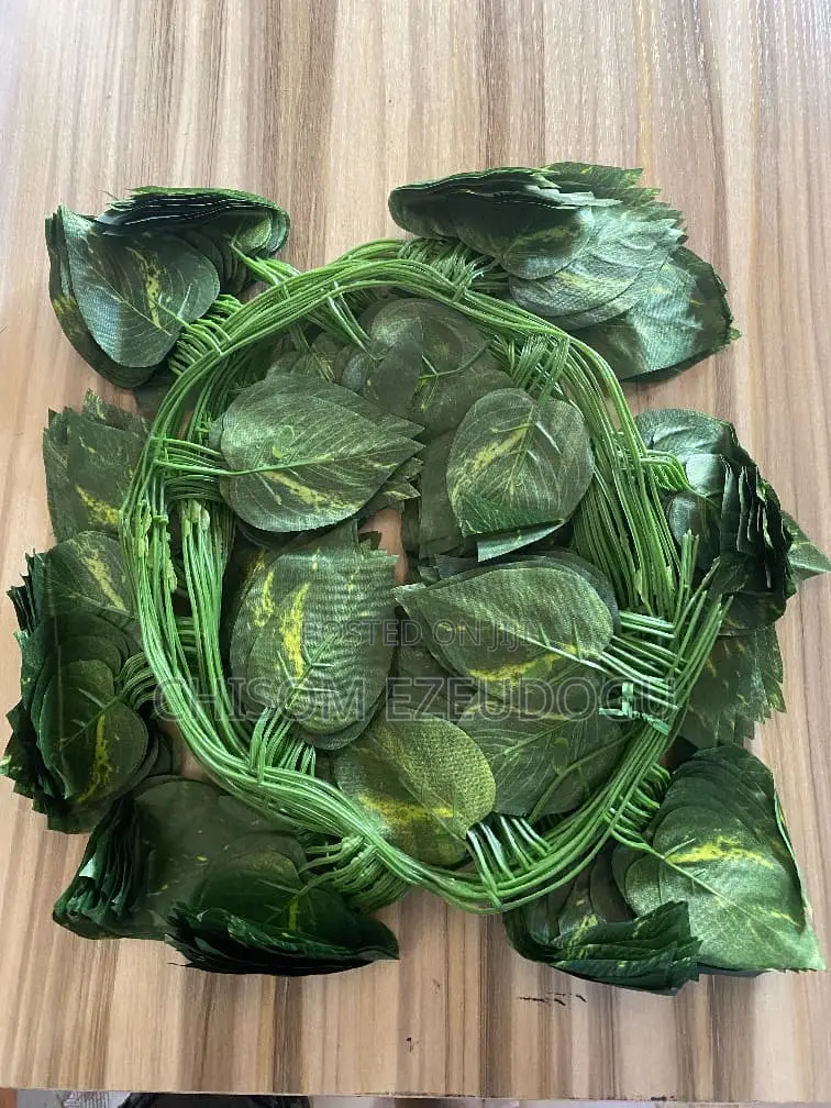 Green Leave Dropping Flowers