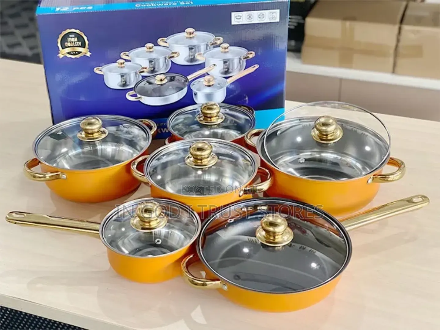 Colorful High Quality 6-Piece Stainless Steel