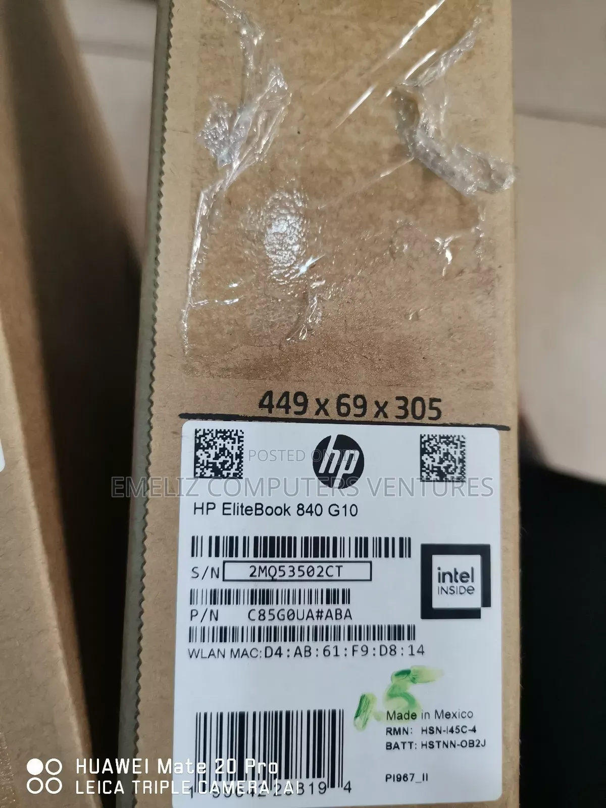 New Laptop HP EliteBook 840 G10 16GB Intel Core i5 SSD 512GB