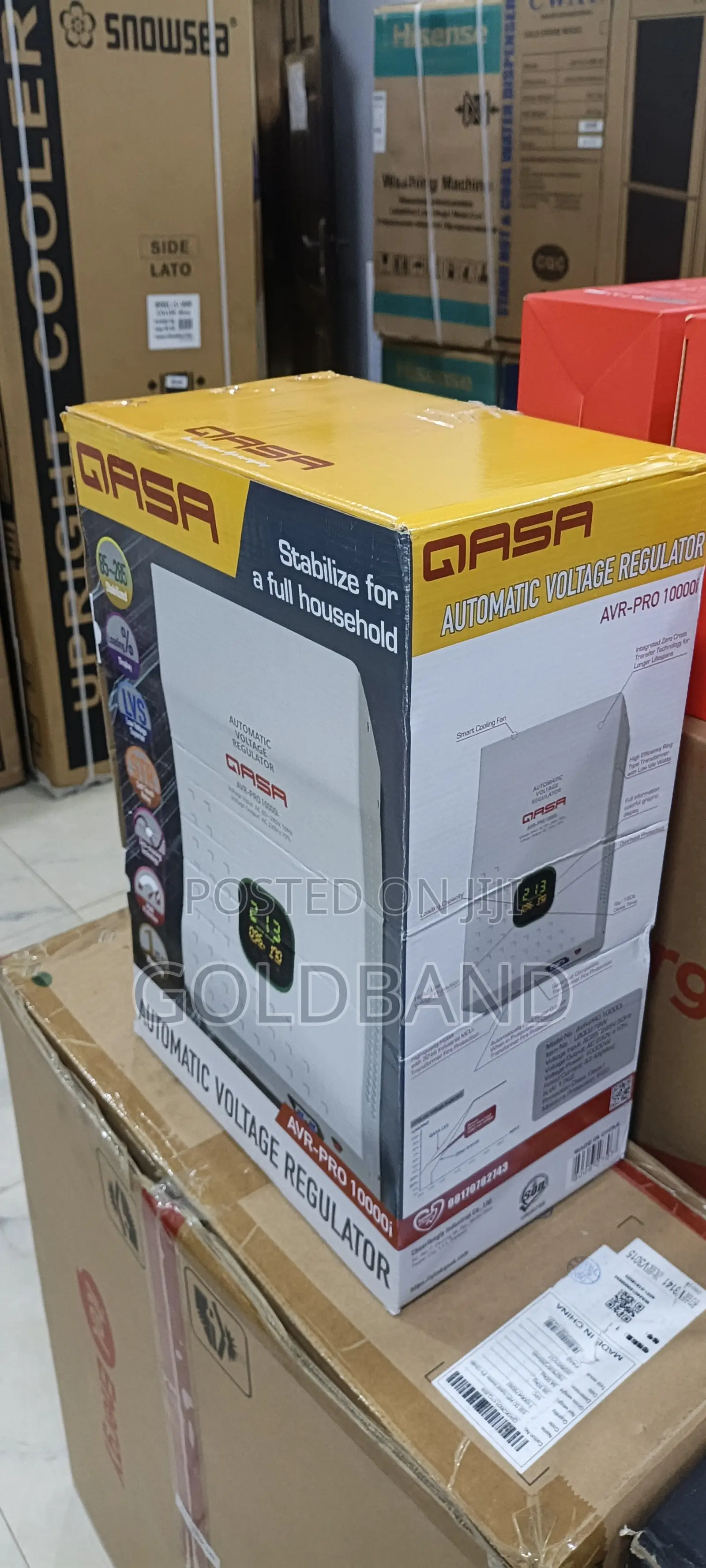 Qasa 10kw Wall Mounted Avr Stabilizer