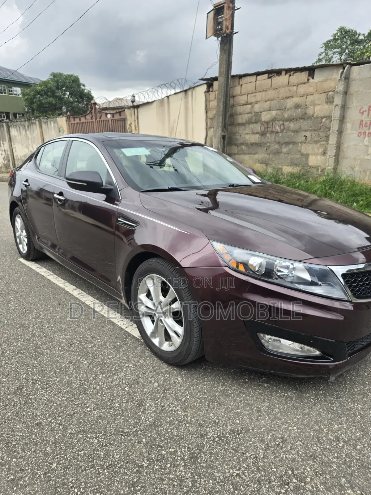 Kia Optima 2012 Burgundy
