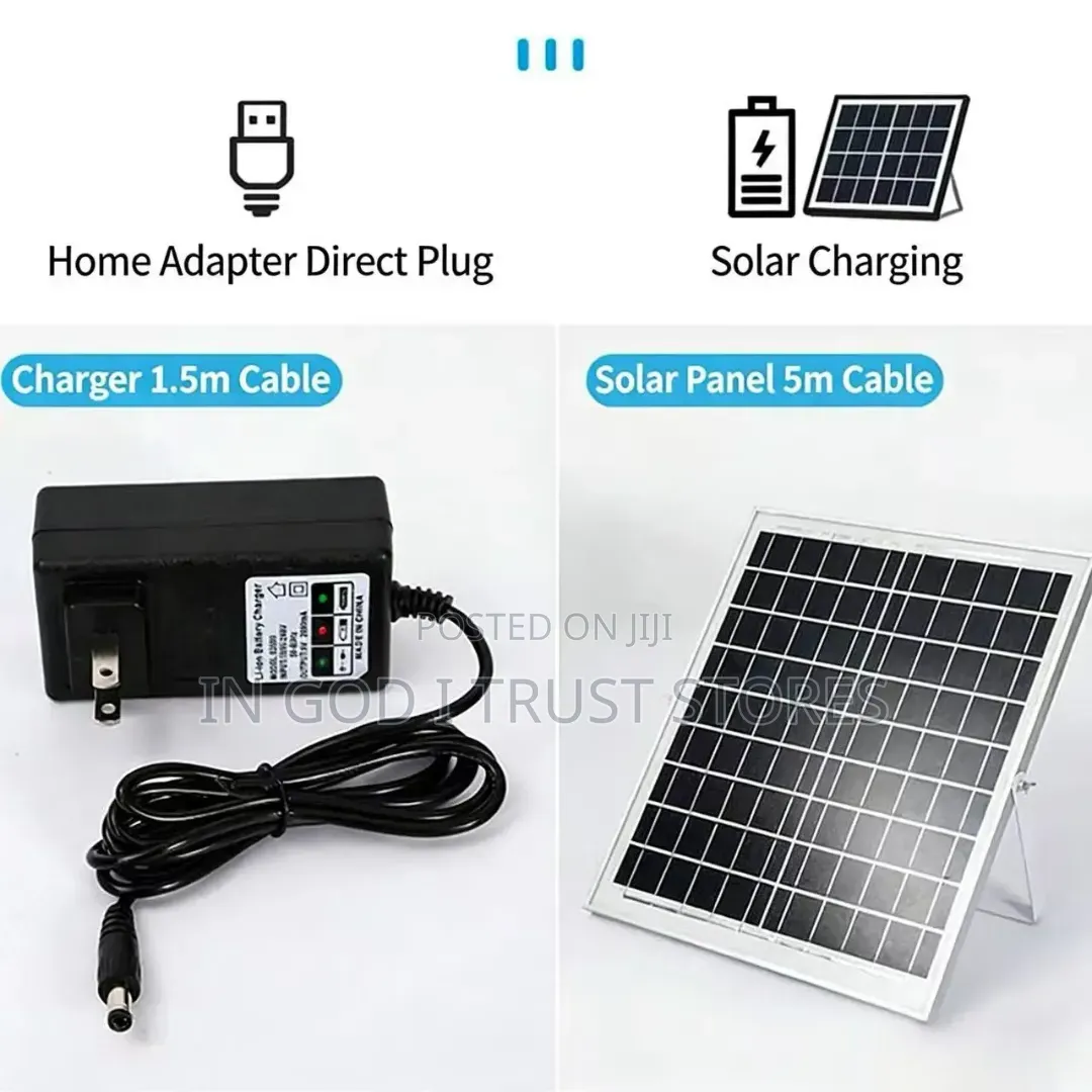 Modern 12 Inch Solar Fans Large Battery High-Quality Usb Oem/Odm Fan