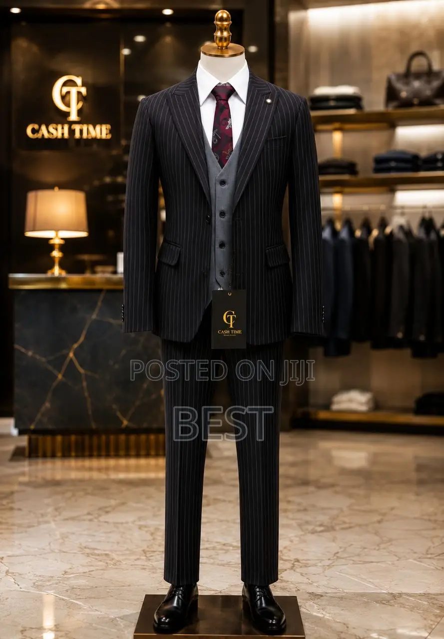 Luxury Strip Turkey Suits for Men’S of Class