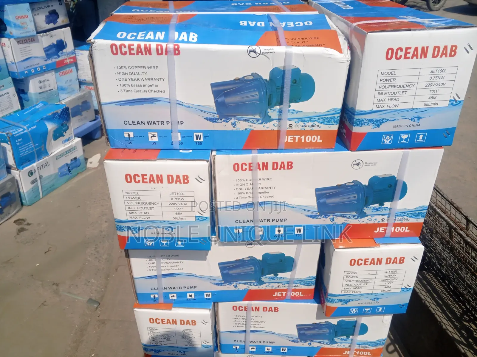 1 Horsepower Ocean Dab Surface Water Pumping Machine