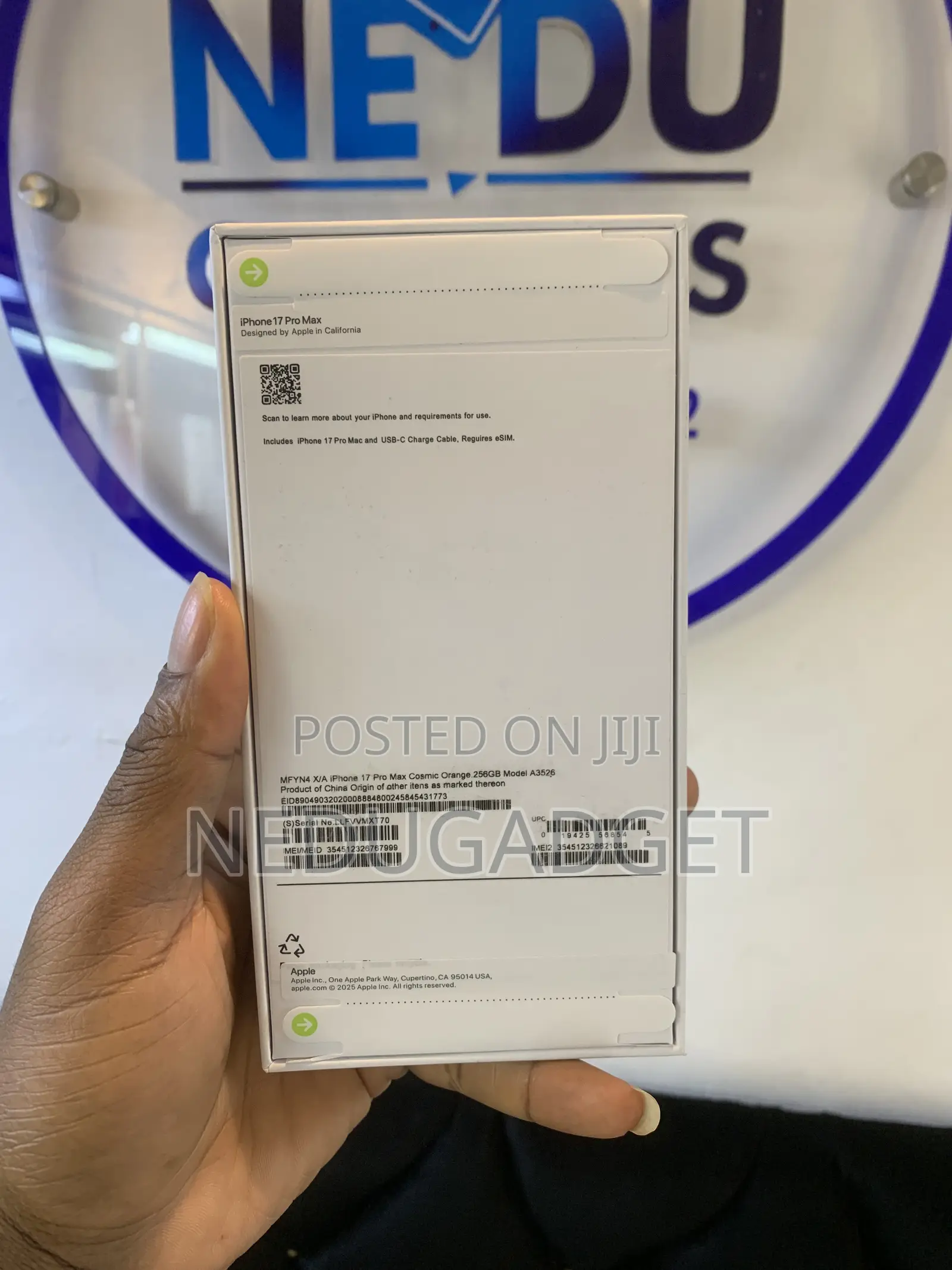New Apple iPhone 17 Pro Max 256 GB Orange