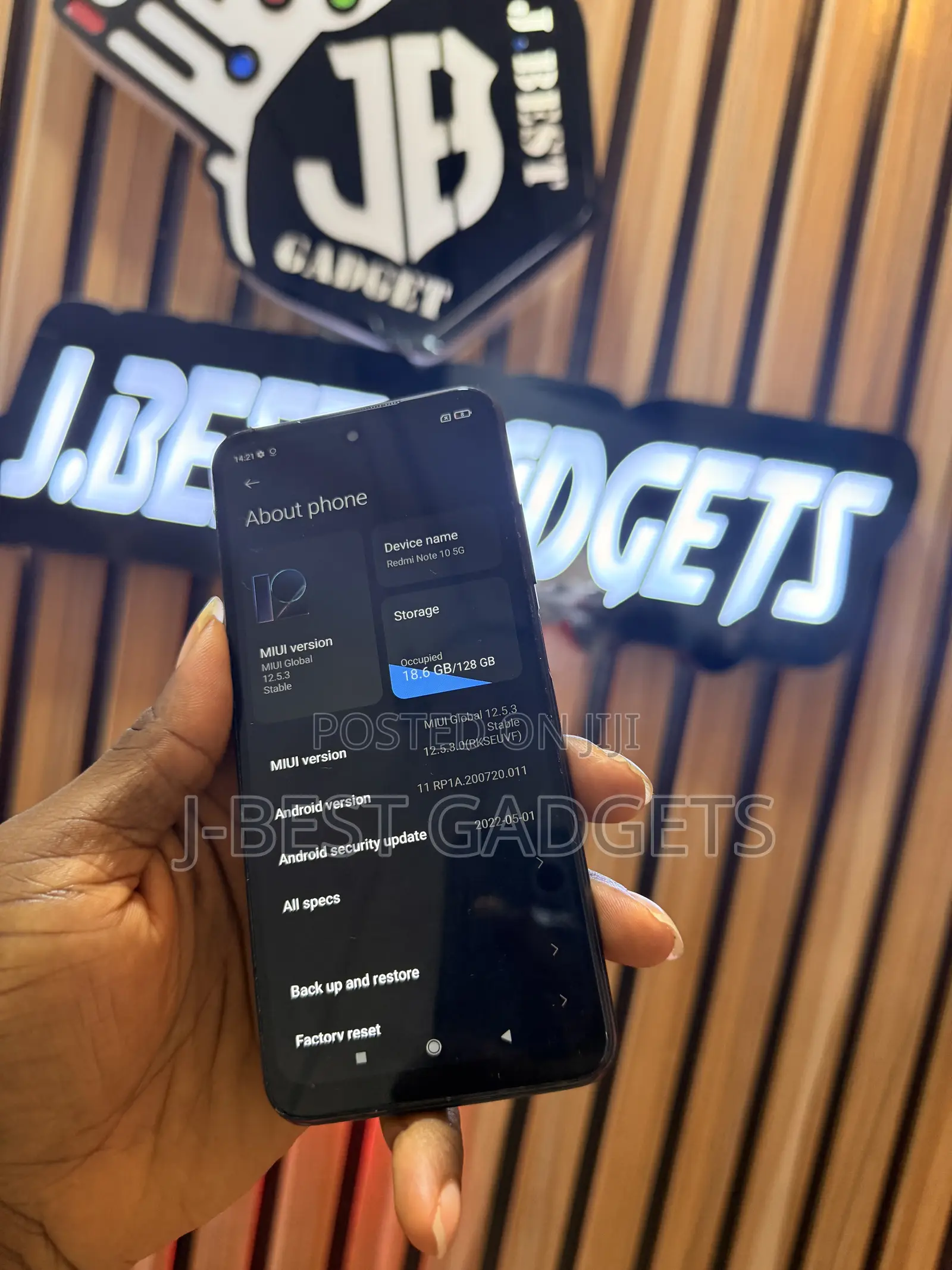 Xiaomi Redmi Note 10 5G 128 GB Black