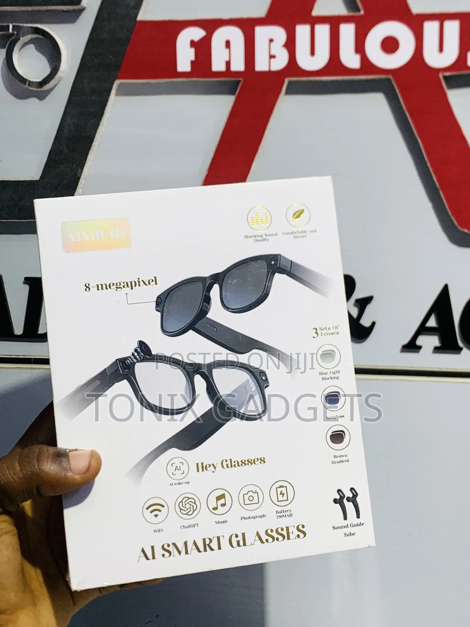 Ai Smart Glasses (8-megapixel) Aimb-g1