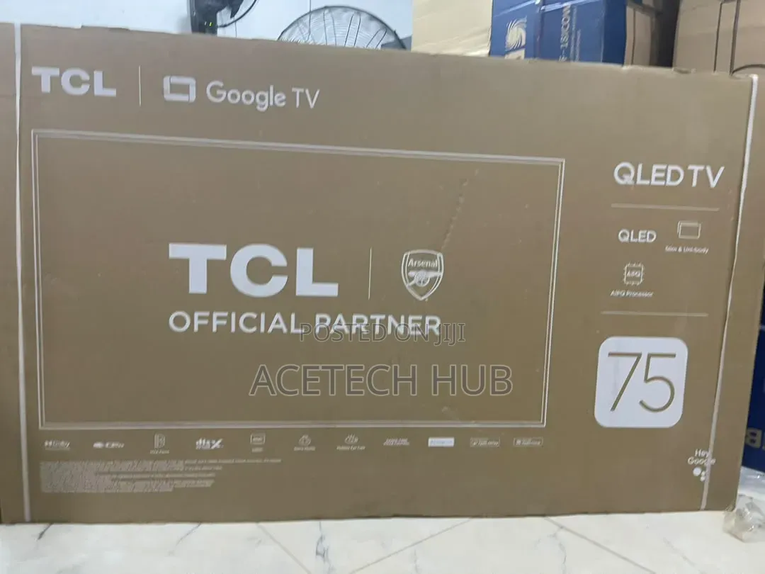 TCL 75" Qled Smart Tv – Cinema Experience at Home