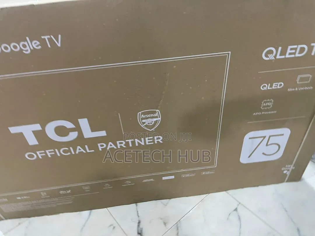 TCL 75" Qled Smart Tv – Crystal Clear Display
