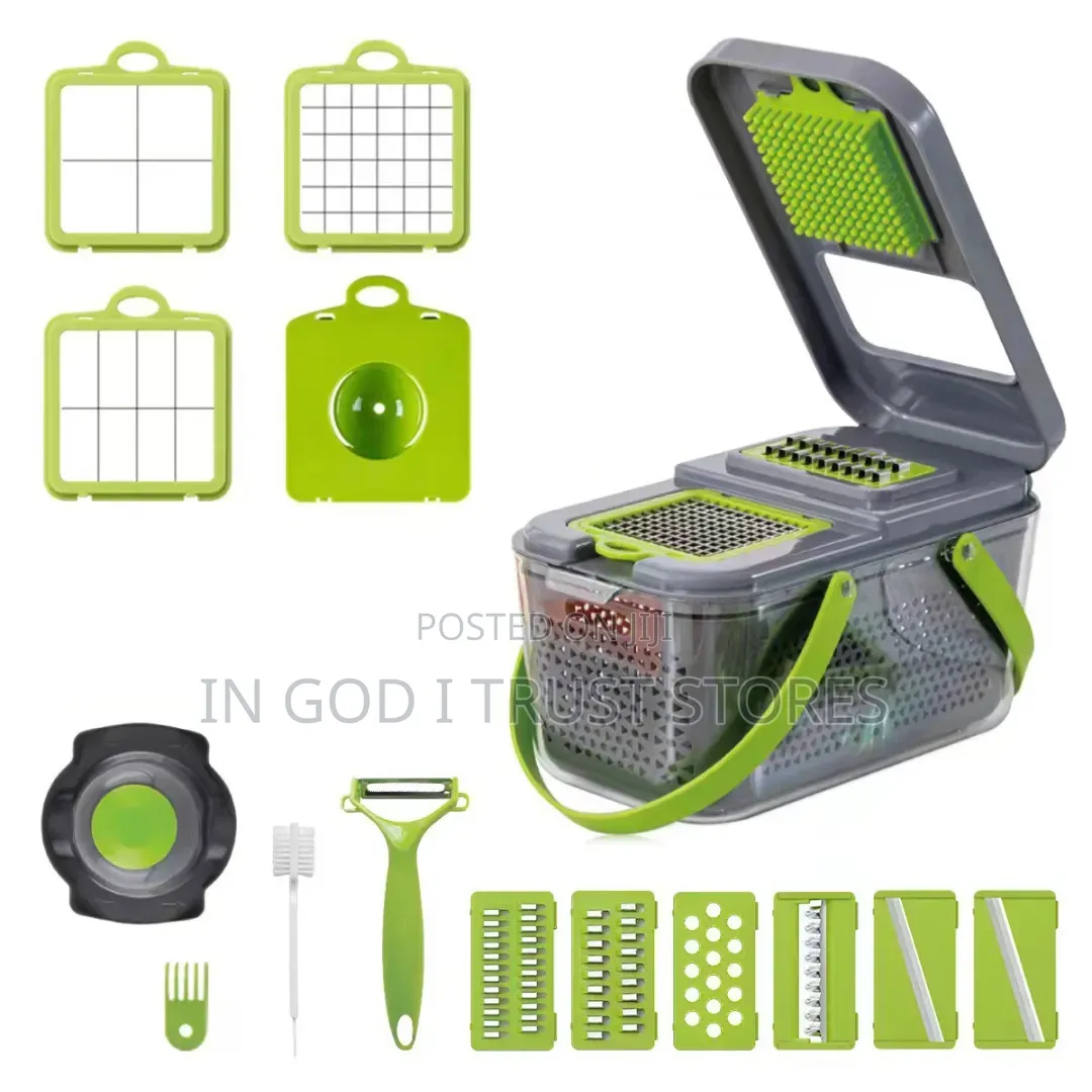 22-Piece Set of Household Kitchen Vegetable Cutter With Handle
