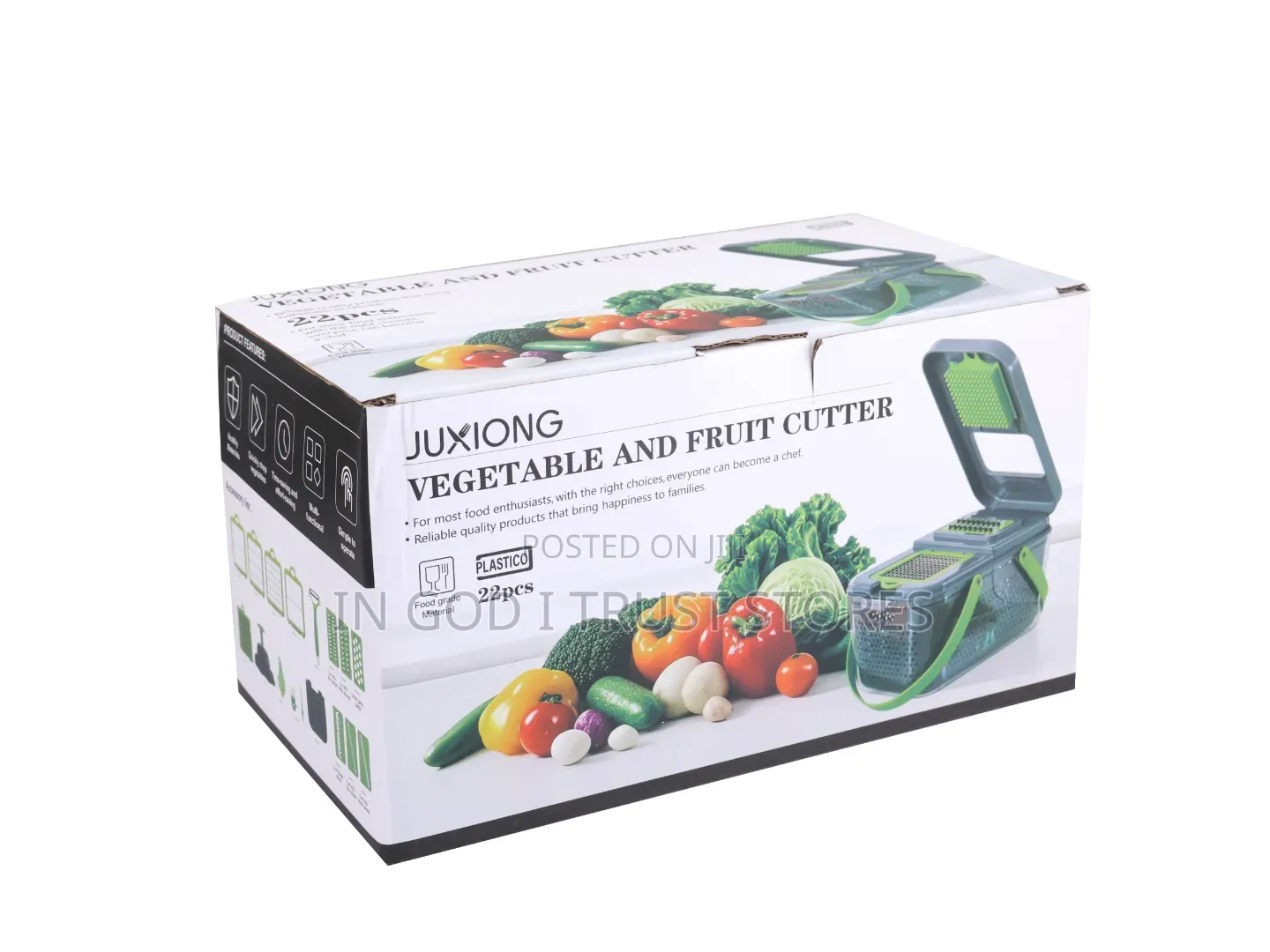 22-Piece Set of Household Kitchen Vegetable Cutter With Handle