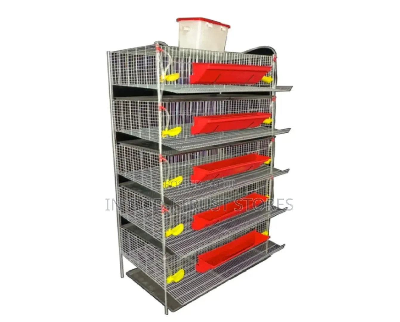 5 Tiers 360 Quail Cage With Feeder Drinker Manure