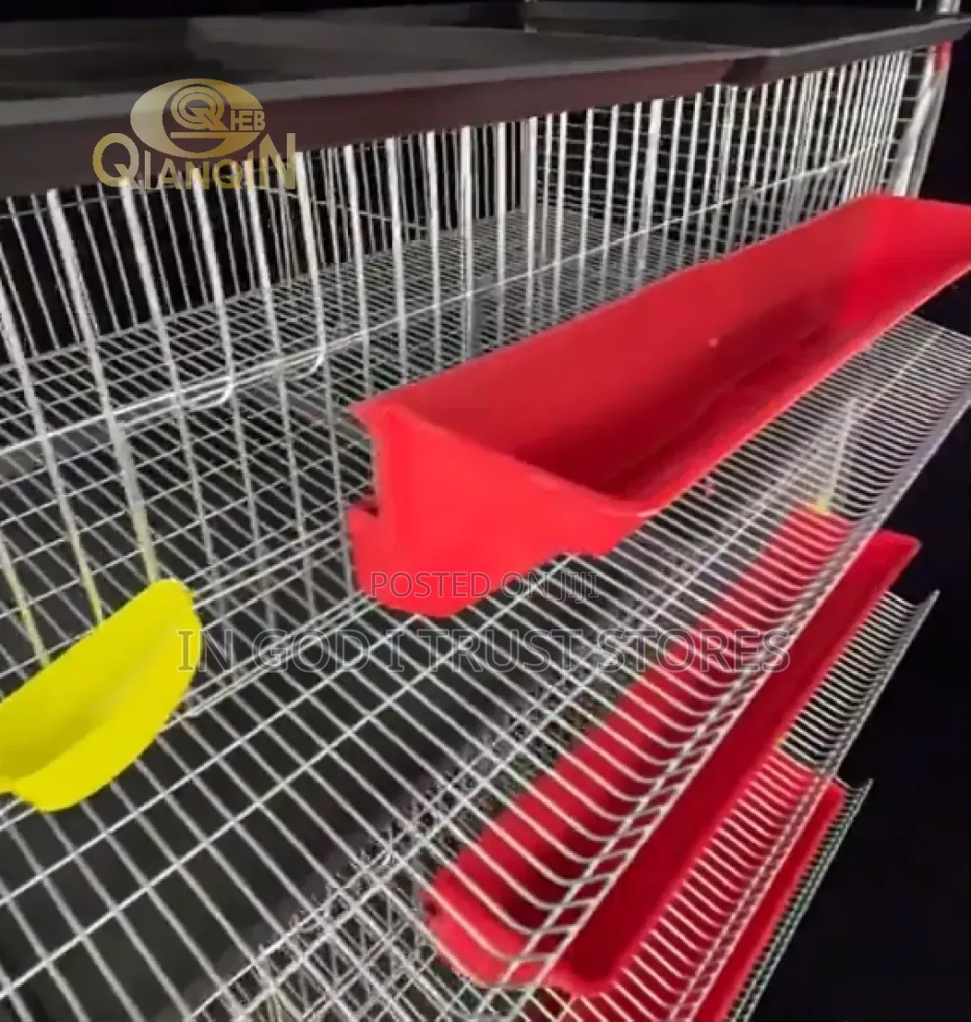 5 Tiers 360 Quail Cage With Feeder Drinker Manure
