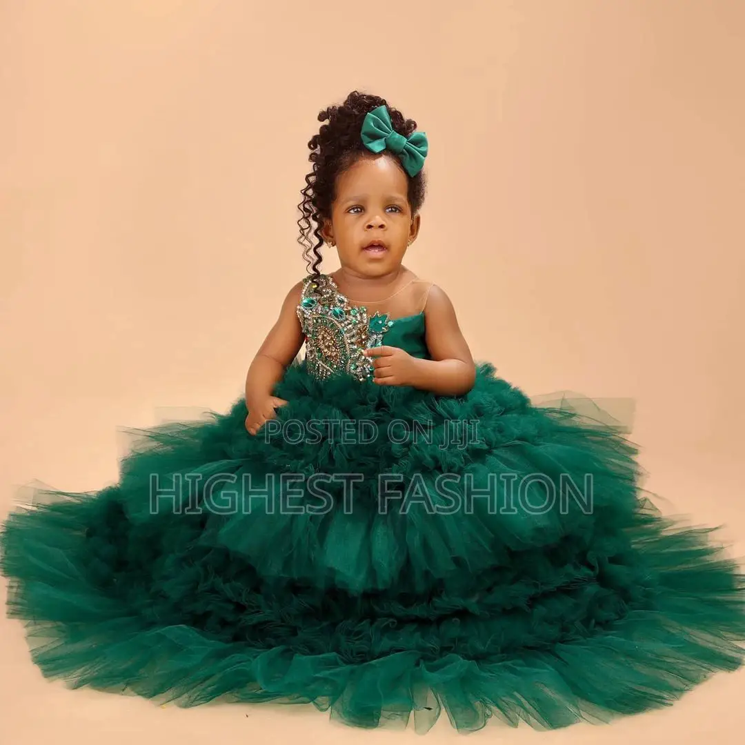Crystals Puffy Ball Gown