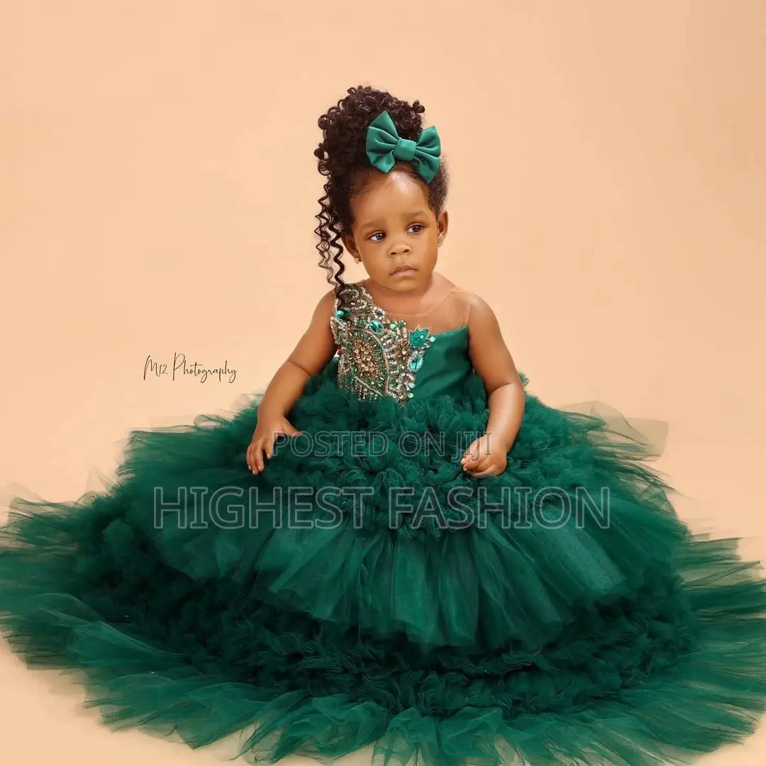 Crystals Puffy Ball Gown