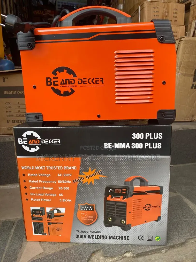 Be and Decker Be-Mma 300 Plus Inverter Welding Machine
