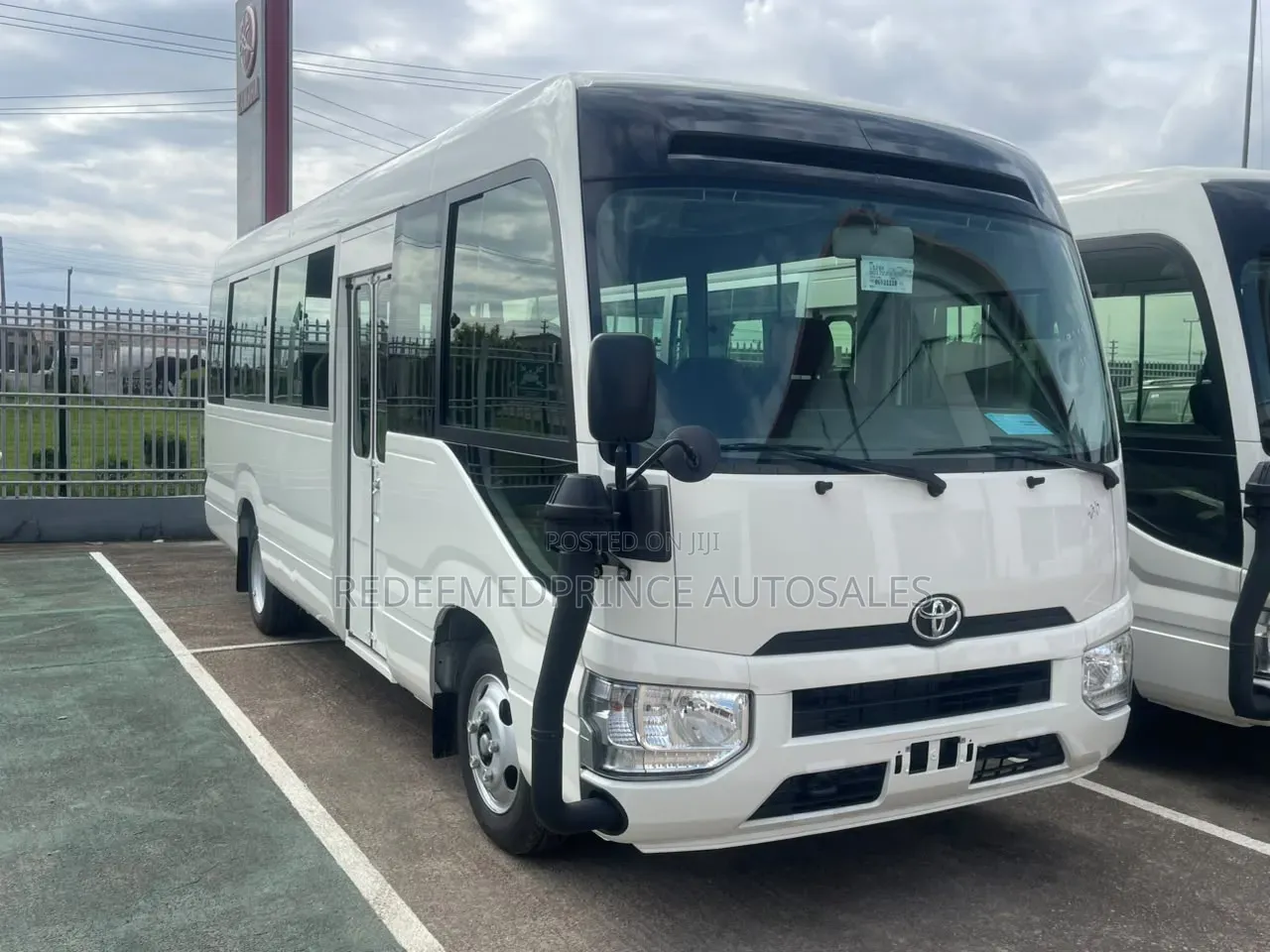 New Toyota Coaster 2025 White