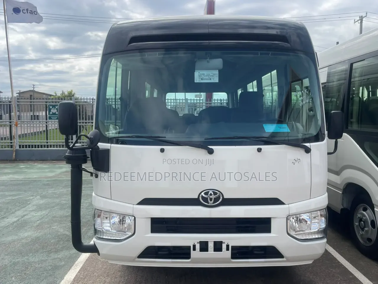 New Toyota Coaster 2025 White