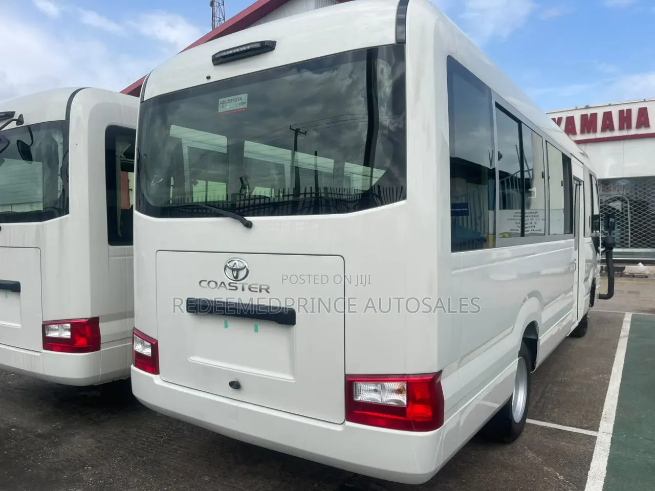 New Toyota Coaster 2025 White