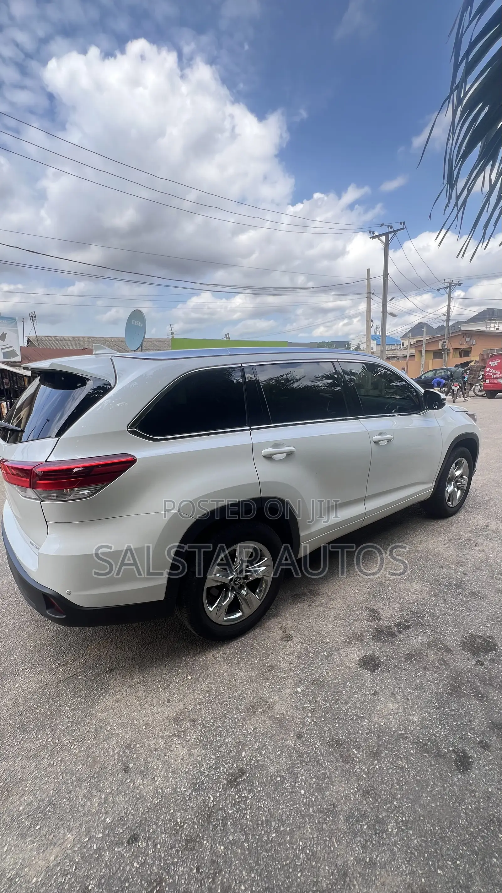 Toyota Highlander Limited 4x4 V6 (3.5L 6cyl 8A) 2017 White