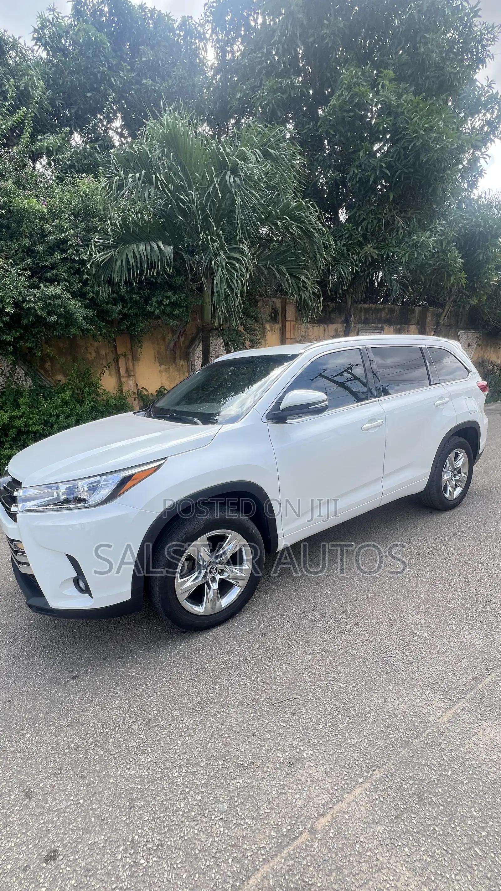Toyota Highlander Limited 4x4 V6 (3.5L 6cyl 8A) 2017 White