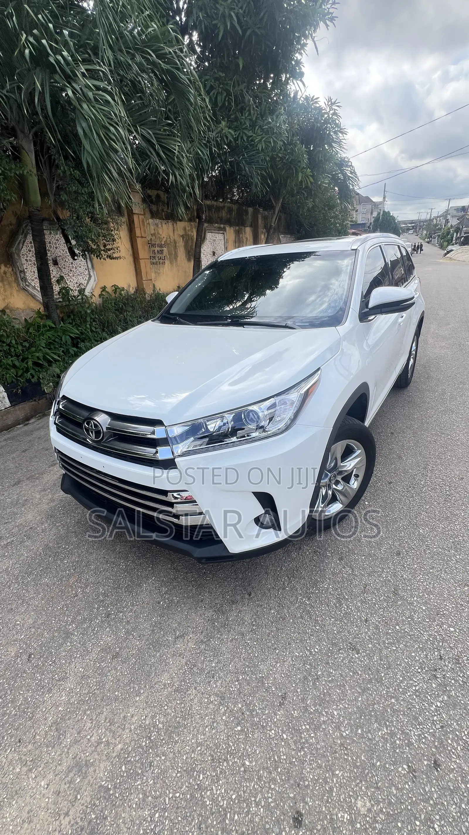 Toyota Highlander Limited 4x4 V6 (3.5L 6cyl 8A) 2017 White