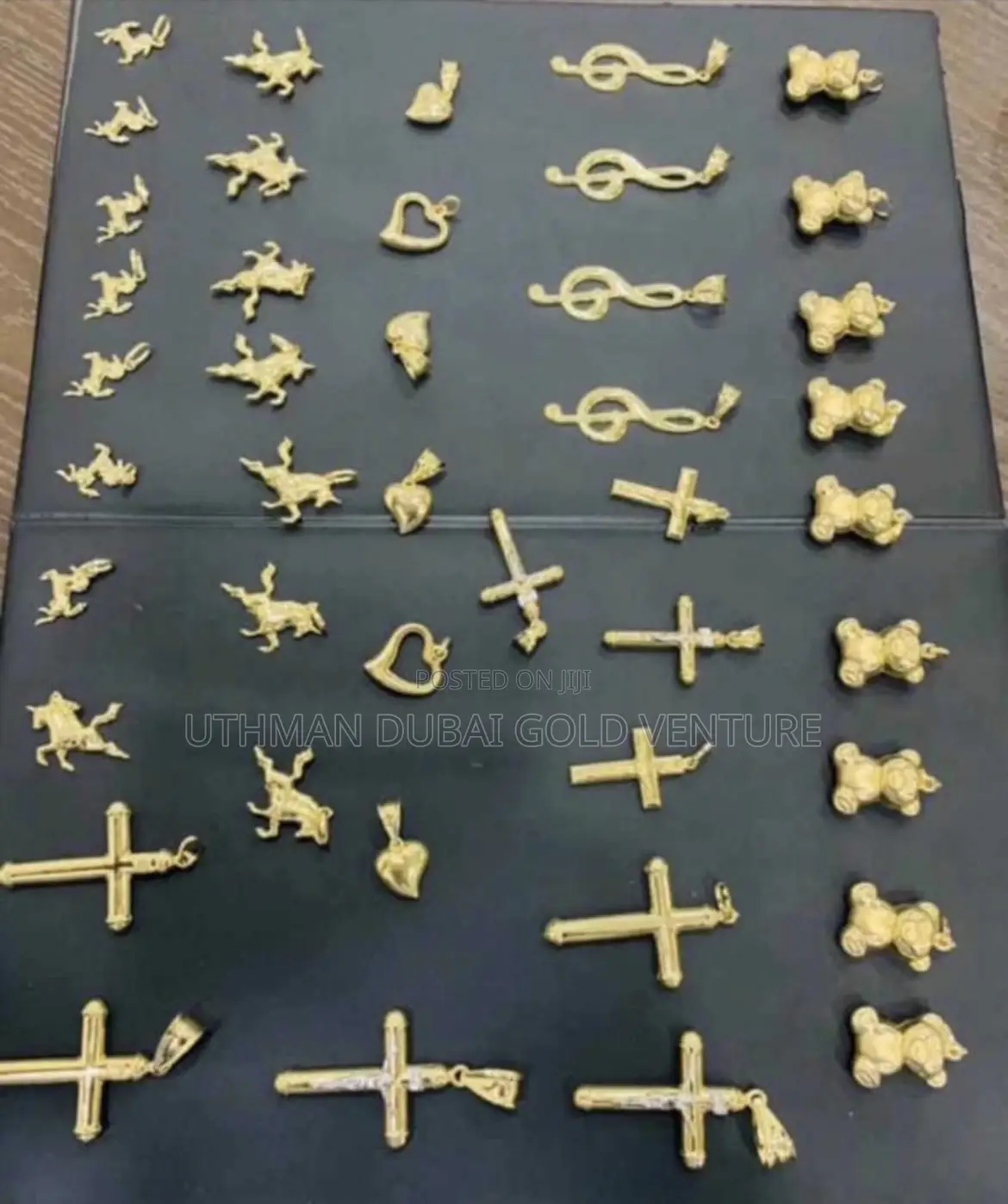  Italian Gold Cross Pendent