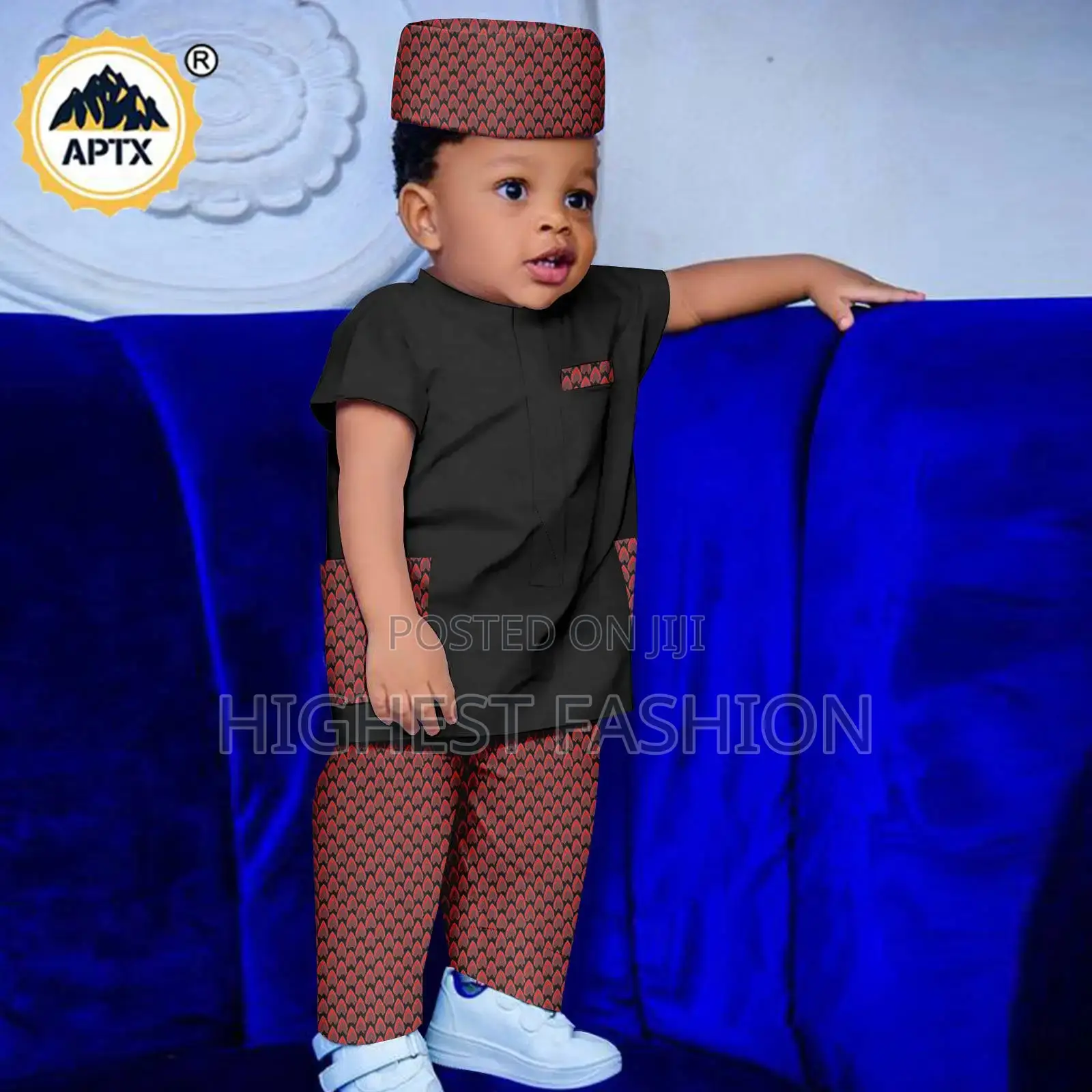 3 Pieces Muslim Set Dress