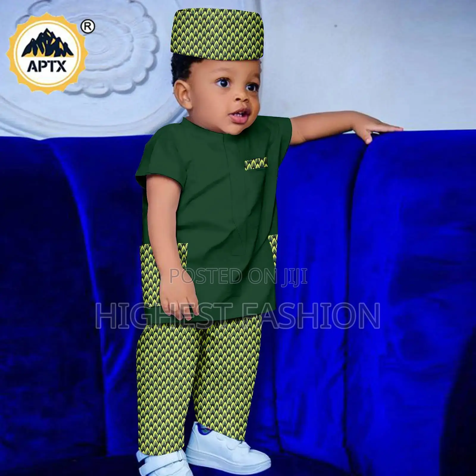 3 Pieces Muslim Set Dress