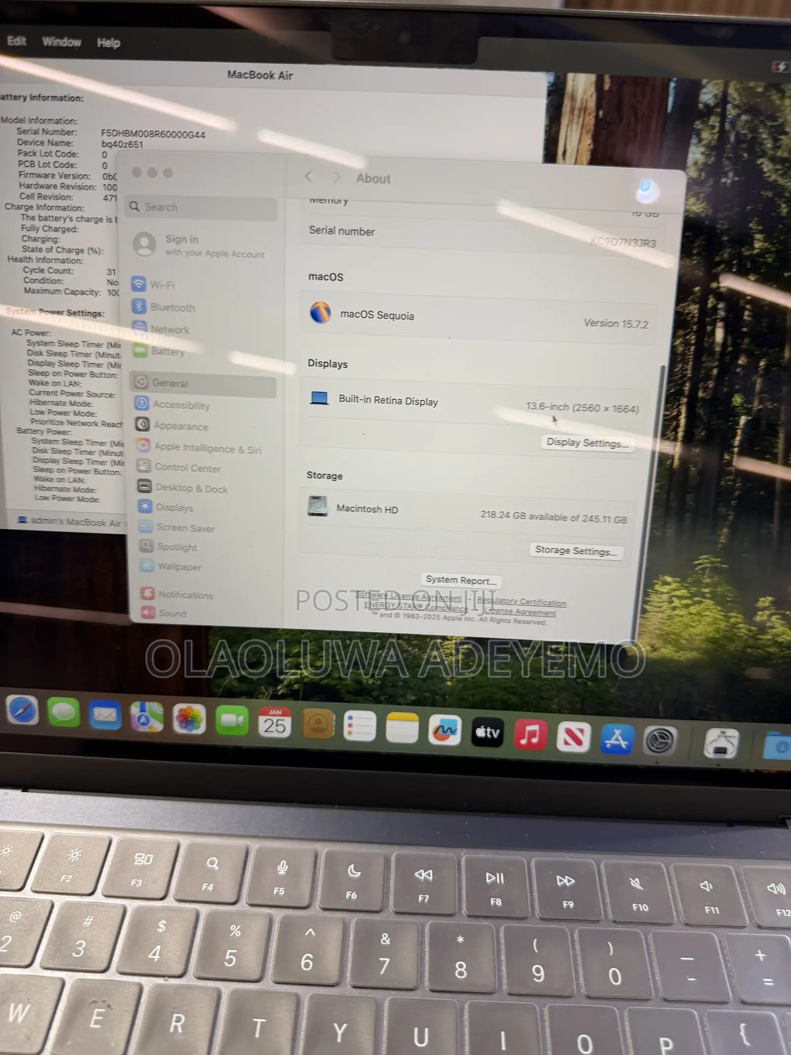 Laptop Apple MacBook Air 2025 M4 16GB Apple M4 SSD 256GB