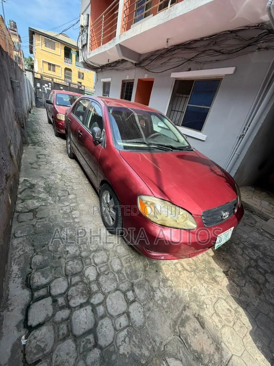 Toyota Corolla Sedan 2003 Red