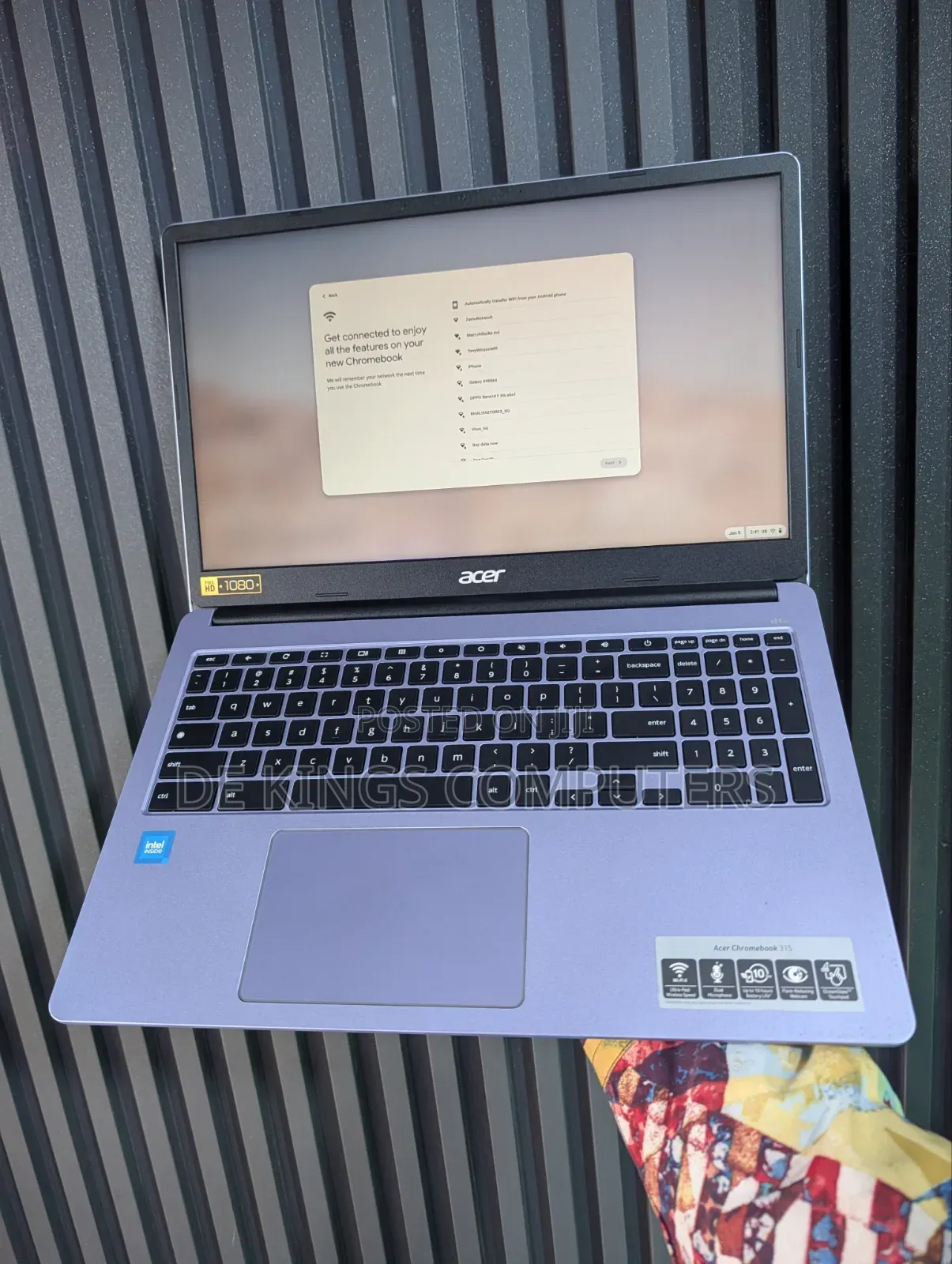 Laptop Acer Chromebook 15 4GB Intel Pentium SSD 60GB
