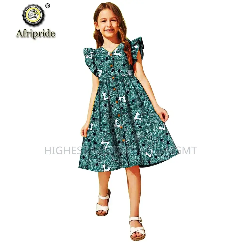 Sleeveless Button-Down Print Dress for Parties