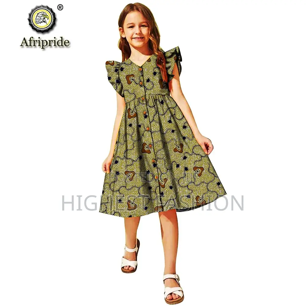 Sleeveless Button-Down Print Dress for Parties