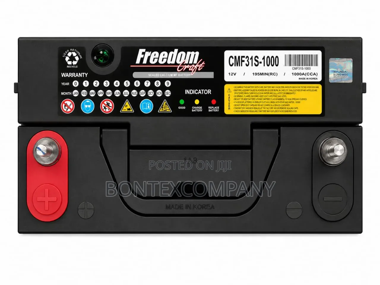Freedom 105ahs Battery
