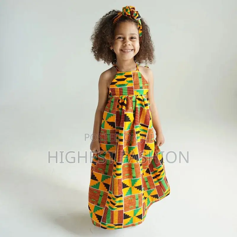 African Ankara Princess Gown