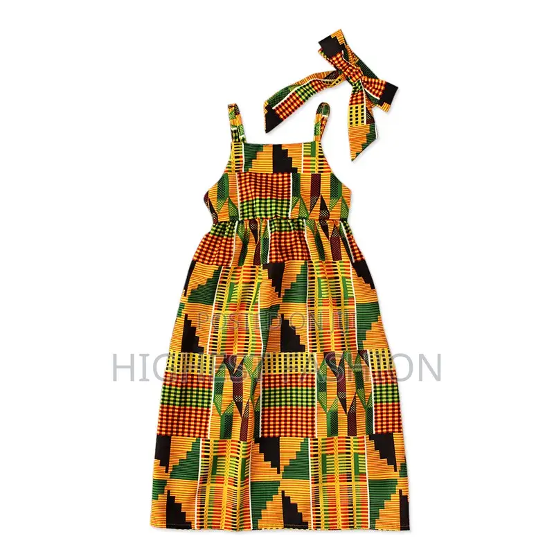 African Ankara Princess Gown