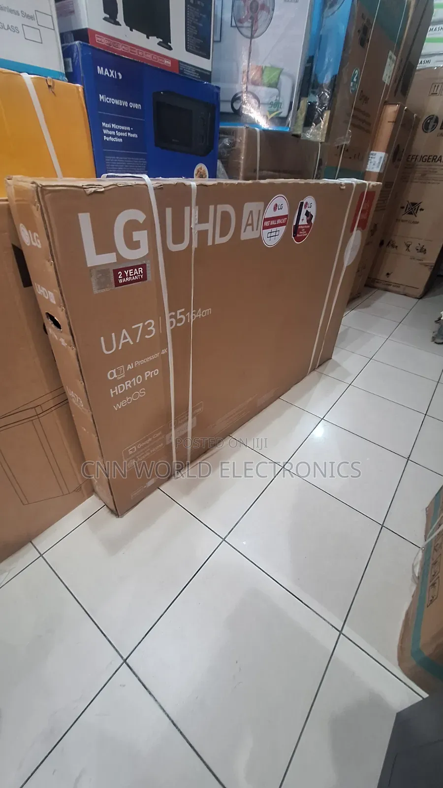 Original Lg Uhd Ai Thinq (Webos) 65"Inch Netflix Youtube Bluetooth