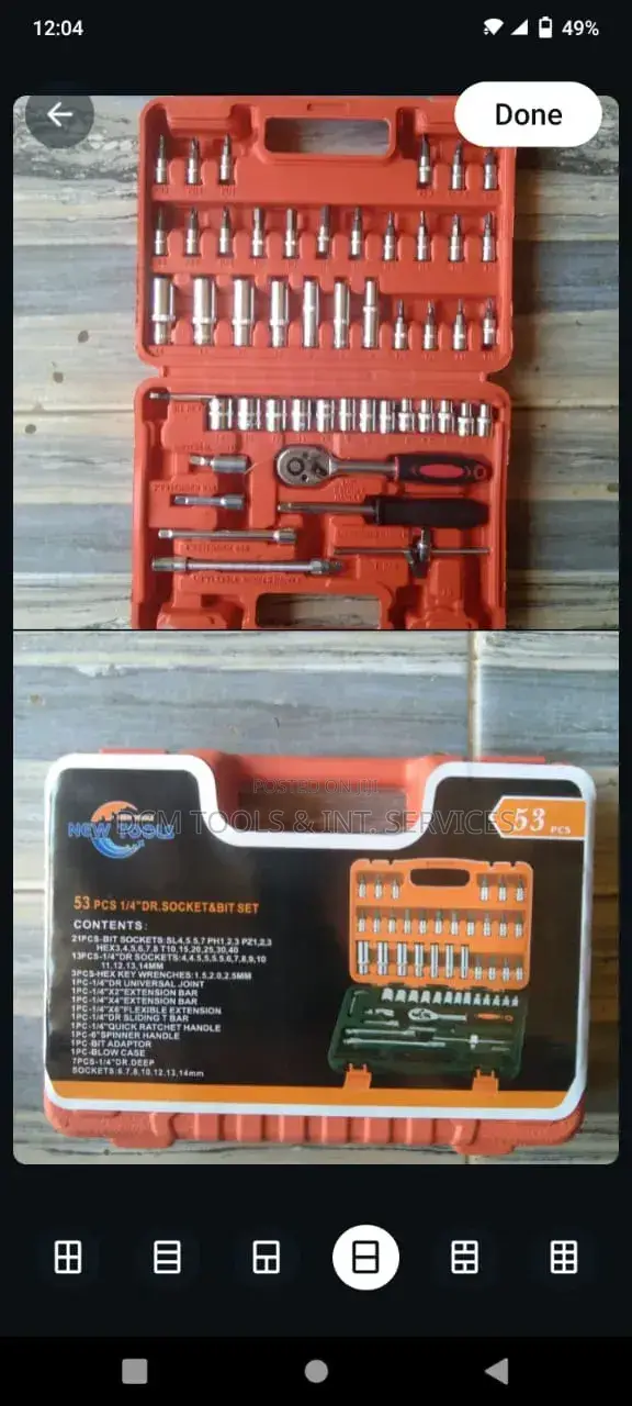 53pcs Socket and Bit Wrench