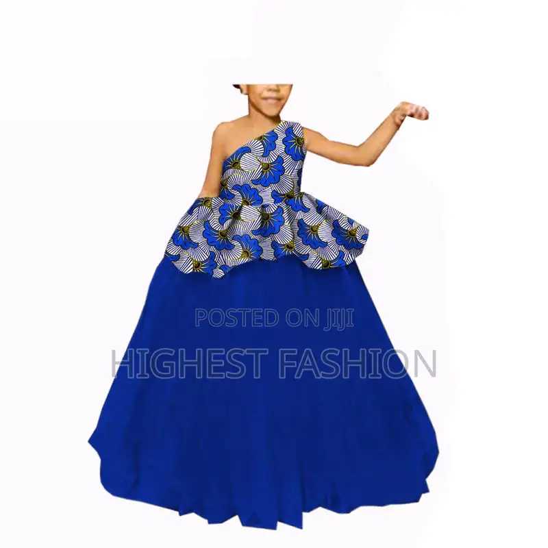Ankara One Hand Ball Gown