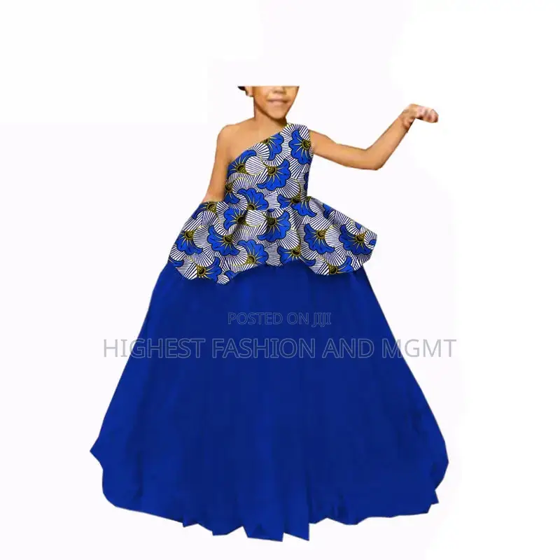 Ankara One Hand Ball Gown